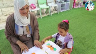 شبل و زهرة من روضة الطفل الوسيم في مدينة الظاهرية