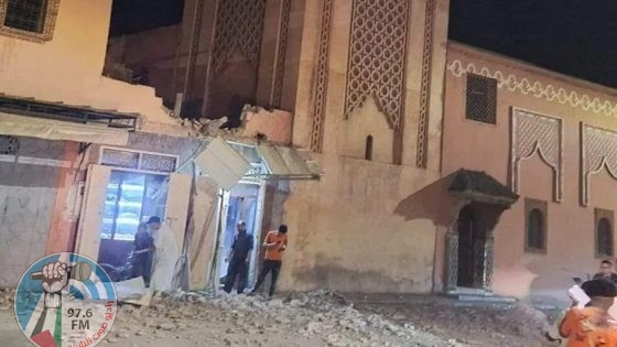 الزلزال في المغرب