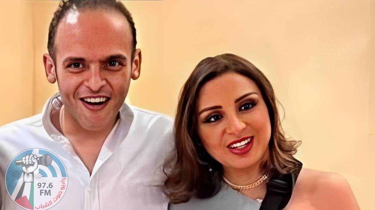 الفنانة انغام وشقيقها خالد سليمان
