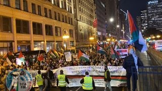 تواصل المسيرات المنددة بجرائم الاحتلال في الولايات المتحدة