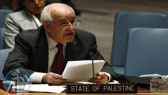 منصور يبعث رسائل متطابقة لأمميين بشأن الأسرى والانتهاكات الإسرائيلية في الأراضي الفلسطينية