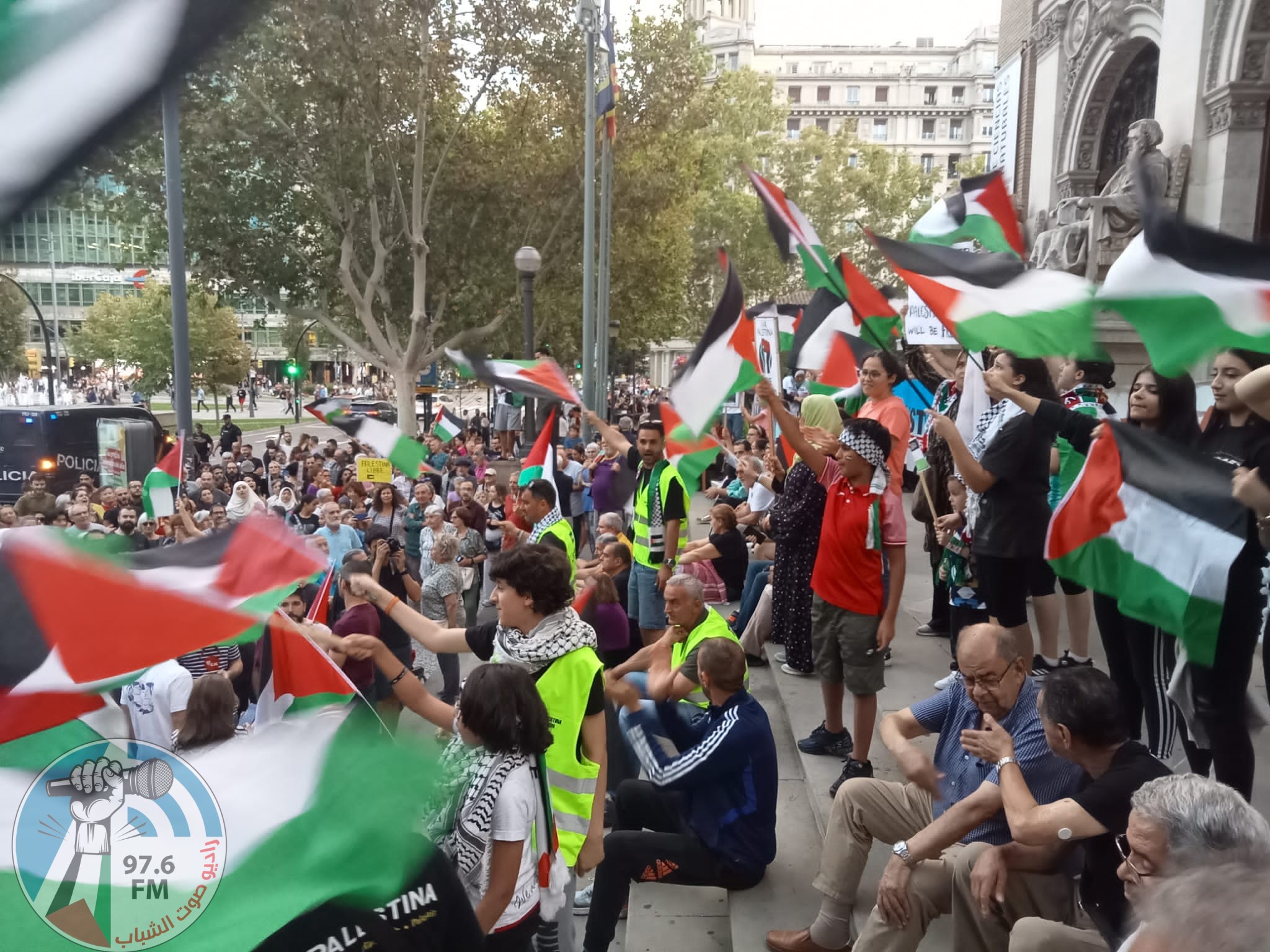 مظاهرات ووقفات تضامنية في مدن إسبانية تنديدا بالعدوان الإسرائيلي على شعبنا