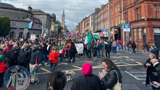 تظاهرات في دبلن