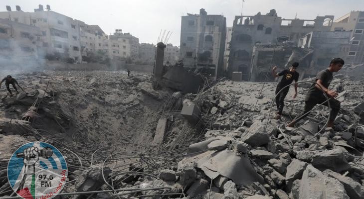 جانب من قصف الاحتلال على غزة