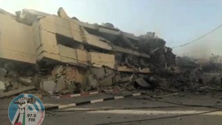 قصف أبراج سكنية في منطقة الزهراء
