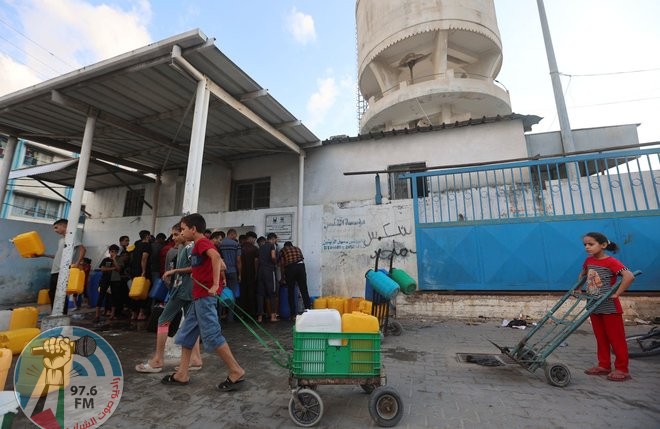 نقص المياه في قطاع غزة