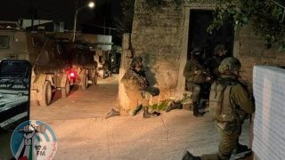الاحتلال يصيب مواطنا بالرصاص ويعتقل ثمانية آخرين في نابلس