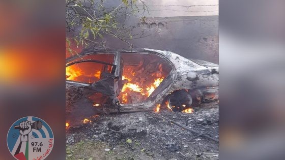 شهيدان وإصابات في قصف للاحتلال استهدف مركبة مدنية في مخيم النصرات