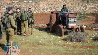 الاحتلال يستولي على 2.5 دونم من أراضي بيت دجن شرق نابلس