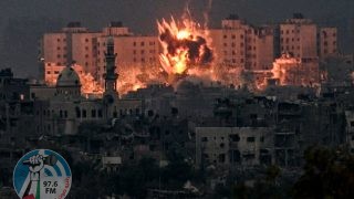 مدفعية الاحتلال تقصف مدرسة الكويت شمال غزة