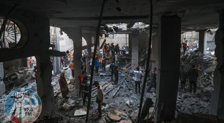 15 شهيدا في قصف لطائرات الاحتلال بمخيم النصيرات وخان يونس