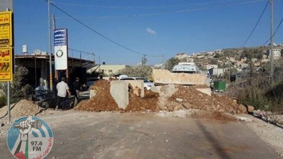 الاحتلال يغلق مدخل بلدة دوما