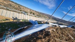الاحتلال يدمّر جدار مدرسة في الخضر جنوب بيت لحم