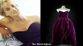 بيع فستان مخملي للأميرة ديانا في مزاد بمبلغ قياسي