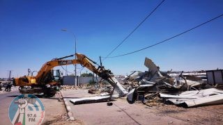 الاحتلال يهدم منشأتين تجاريتين في كفل حارس شمال غرب سلفيت