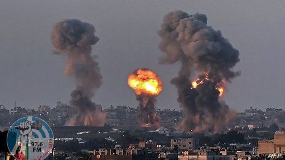 قصف على غزة 