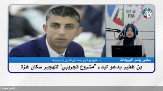 على المحك – بن غفير يدعو لبدء “مشروع تجريبي” لتهجير سكان غزة