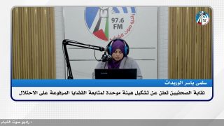 الملف السياسي – نقابة الصحفيين تعلن عن تشكيل هيئة موحدة لمتابعة القضايا المرفوعة على الاحتلال