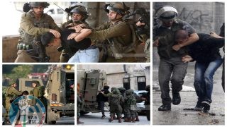 الاحتلال يعتقل 22 مواطنا من الضفة