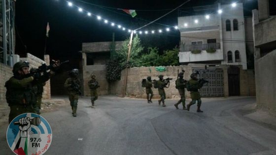 قوات الاحتلال تقتحم مخيم بلاطة