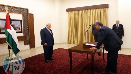الرئيس يصدر مرسوما بتعيين أحمد محمود صالح محافظا لطوباس والأغوار الشمالية