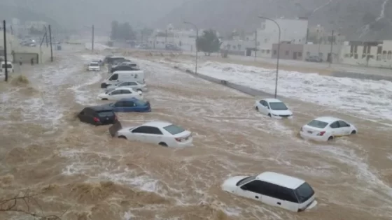 أمطار غزيرة وسيول في الامارات والداخلية تحذر المواطنين