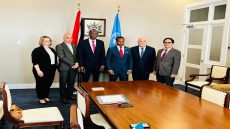 وفد لجنة فلسطين في الأمم المتحدة يزور ترينيداد وتوباغو