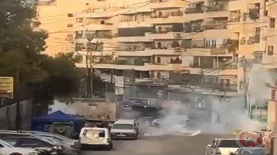 قنابل غازية في شوارع مخيم شعفاط