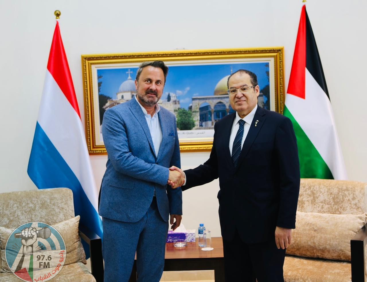 الخالدي يُطلع نائب رئيس وزراء لوكسمبورغ على آخر المستجدات