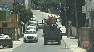 الاحتلال يصادر “مضخة باطون” غرب سلفيت