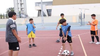 “العربية الامريكية” تستضيف دوري خماسي لطلائع أكاديمية طوباس الكروية