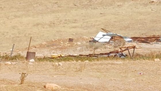 أريحا: مستوطنون يهدمون 10بركسات في المعرجات الوسطى