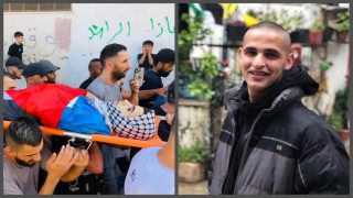 جماهير طوباس تُشيع جثمان الشهيد الطفل النبريصي