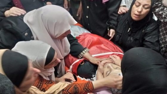 تشييع جثمان الشهيد أبو عسل في طولكرم