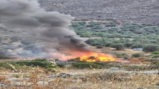 مستوطنون يحرقون غرفة زراعية بكفر الديك