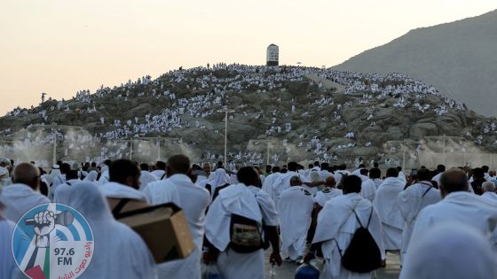 اكتمال تفويج حجاج فلسطين إلى صعيد عرفات