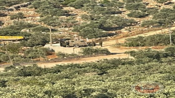 جيش الاحتلال يصادر مضخة باطون ومعدات يدوية ومستوطنون يعتدون على العمال بقراوة بني حسان