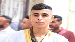 تشييع جثمان الشهيد الطفل سلطان خطاطبة في نابلس