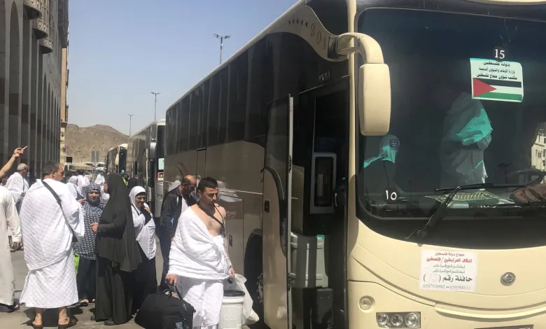 وصول القافلة الثانية من حجاج فلسطين إلى مكة المكرمة