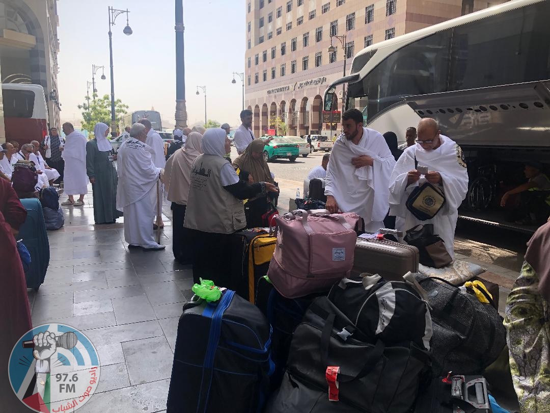 انطلاق الدفعة الأولى من حجاج فلسطين من المدينة المنورة إلى مكة المكرمة