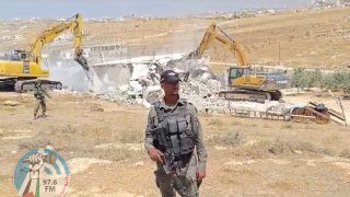 الاحتلال يهدم منزلا في مسافر يطا