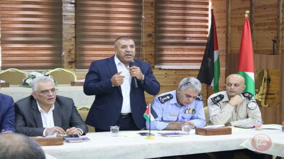 دودين وغنيم يبحثان مشكلة المياه في محافظة الخليل