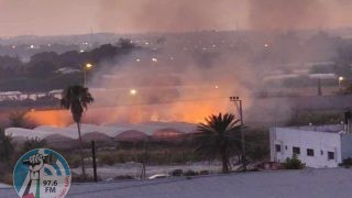 الاحتلال يتسبب بإحراق بيوت بلاستيكية ومزروعات جنوب طولكرم