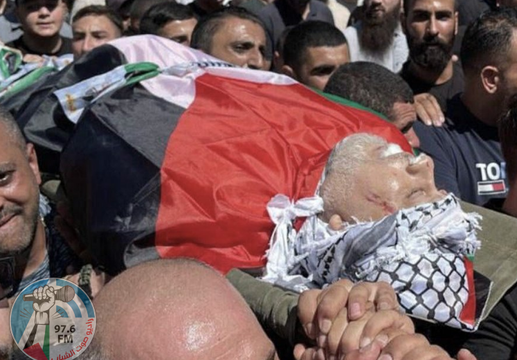 تشييع جثمان الشهيد رمضان صادق في نابلس
