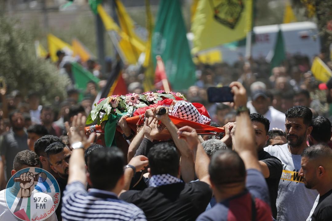 تشييع جثمان الشهيد أحمد سليمان في بيت عور التحتا غرب رام الله