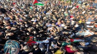 تشييع جثامين ثلاثة شهداء في مخيم طولكرم وبلدة بلعا