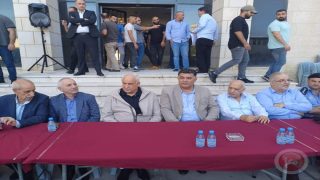 وزير الداخلية يشارك في عقد راية الصلح بين ال المسيمي وآل الدبعي بمحافظة نابلس