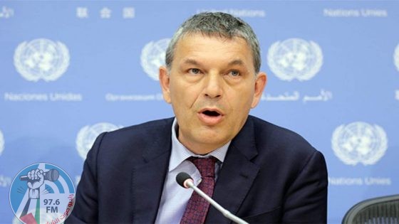 لازاريني: لدينا المال لمواصلة العمل حتى أيلول فقط