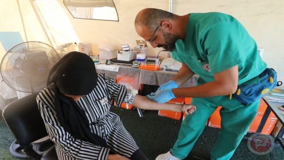 التابع لجمعية الهلال الأحمر الفلسطيني.. بطولات في معركة الرعاية الصحية.. “القدس” الميداني نموذجًا