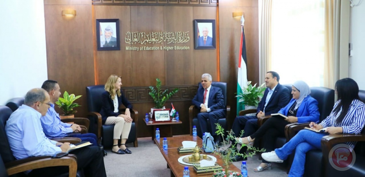 وزير التربية يبحث مع مؤسسة دولية التعاون لدعم التعليم